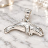 Sterling Silver Fancy Pendant, Polished, Raw, 05.398.0048