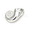 Sterling Silver Fancy Pendant, Polished, Raw, 05.398.0050