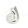 Sterling Silver Fancy Pendant, Polished, Raw, 05.398.0050