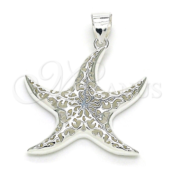 Sterling Silver Pendant — Fancy Pendant Polished Raw 05. — main product view — SKU 149059 | Plata 925 dije — elegante Pendant pulido Raw 05. — SKU 149059