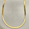 Oro Laminado Basic Necklace, Gold Filled Style Polished, Golden Finish, 04.02.0012.20 (03 MM Thickness, 20 Inches Length)