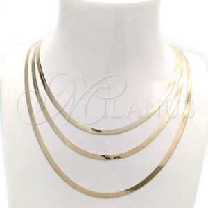 Gold Filled Necklace — Basic Necklace Polished 04.02. 03 MM Thickness 20 — main product view — SKU 149166 | Oro Laminado collar — básico Necklace pulido 04.02. 03 MM Thickness 20 — SKU 149166