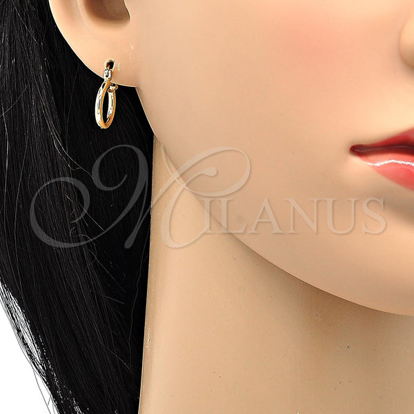 Gold Filled Hoop Earrings — Children Hoop Polished 5. — alternate product view — SKU 149167 | Oro Laminado aretes de aro — Children Hoop pulido 5. — SKU 149167