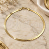 Oro Laminado Basic Anklet, Gold Filled Style Polished, Golden Finish, 03.02.0083.10 (03 MM Thickness, 10 Inches Length)