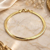 Oro Laminado Basic Bracelet, Gold Filled Style Polished, Golden Finish, 03.02.0085.07 (04 MM Thickness, 7 Inches Length)