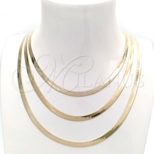 Gold Filled Necklace — Basic Necklace Polished 04.02. 04 MM Thickness 20 — main product view — SKU 149181 | Oro Laminado collar — básico Necklace pulido 04.02. 04 MM Thickness 20 — SKU 149181