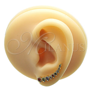 Gold Filled Ring — Earcuff with Multicolor Cubic Zirconia Polished 02. — main product view — SKU 149273 | Oro Laminado anillo — Earcuff with Multicolor Cubic Zirconia pulido 02. — SKU 149273