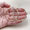 Oro Laminado Large Hoop, Gold Filled Style Polished, Golden Finish, 02.213.0243.1.50