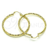 Oro Laminado Large Hoop, Gold Filled Style Polished, Golden Finish, 02.213.0243.1.50
