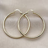 Oro Laminado Large Hoop, Gold Filled Style Polished, Golden Finish, 02.213.0243.1.50