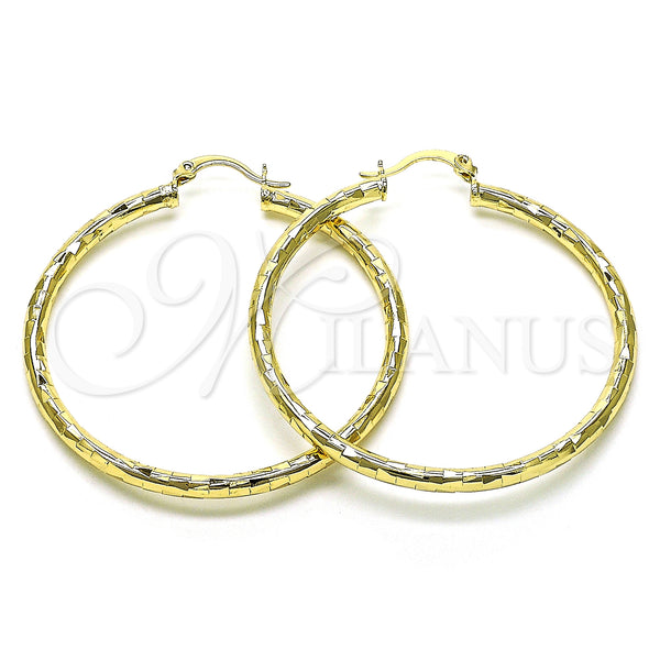Gold Filled Hoop Earrings — Large Hoop Polished 02. — main product view — SKU 149278 | Oro Laminado aretes de aro — Large Hoop pulido 02. — SKU 149278
