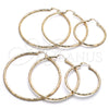 Oro Laminado Extra Large Hoop, Gold Filled Style Polished, Golden Finish, 02.213.0243.1.80