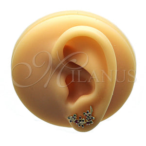 Gold Filled Ring — Earcuff Dragon-Fly Design with Multicolor Micro Pave and — main product view — SKU 149288 | Oro Laminado anillo — Earcuff Dragon-Fly diseño with Multicolor Micro Pave and — SKU 149288