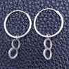 Plateada Plata Esterlina Aretes, vista 3 de la galería del producto de Plata 925 por Mayoreo, vista adicional 3 del producto