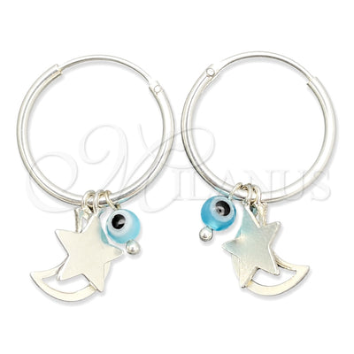 Plateada Plata Esterlina Aretes, vista principal del producto de Plata 925 por Mayoreo, vista principal del producto