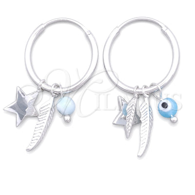 Plateada Plata Esterlina Aretes, vista principal del producto de Plata 925 por Mayoreo, vista principal del producto