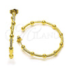 Gold Filled Ring — Stud Earring with White Micro Pave Polished 02. — alternate product view — SKU 149446 | Oro Laminado anillo — Stud Earring with blanco Micro Pave pulido 02. — SKU 149446
