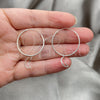 Sterling Silver Small Hoop, Moon Design, Polished, Silver Finish, 02.402.0026.25