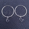 Sterling Silver Small Hoop, Moon Design, Polished, Silver Finish, 02.402.0026.25