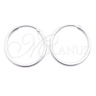 Sterling Silver Small Hoop, Polished, Silver Finish, 02.397.0037.25 for wholesale, main product view