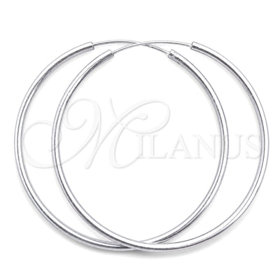 Sterling Silver Large Hoop, Polished, Silver Finish, 02.397.0037.50 for wholesale, main product view