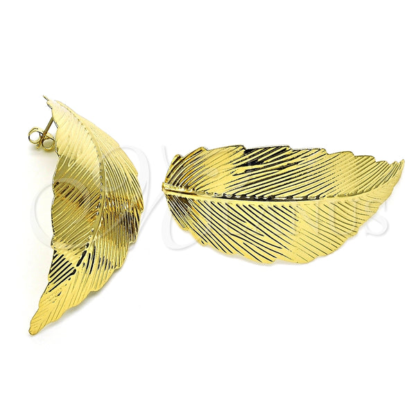 Gold-Filled Leaf Earrings 02.213.0404 — main product image — SKU 149560 | Aretes de Oro Laminado 02.213.0404 — imagen principal del producto — SKU 149560