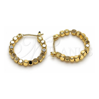 Oro Laminado Small Hoop, Gold Filled Style Polished, Golden Finish, 02.213.0411.20