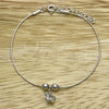 Sterling Silver Adjustable Bolo Bracelet, Star and Ball Design, Polished, Silver Finish, 03.402.0013.07 (02 MM Thickness, 7 Inches Length)