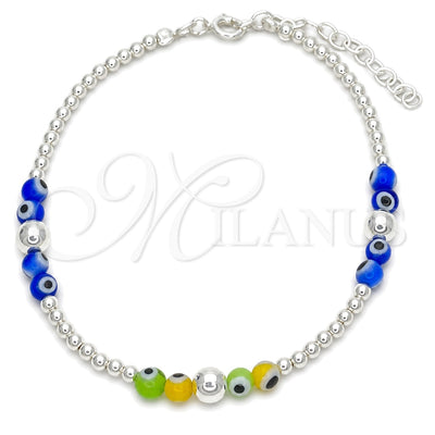 Plateada Plata Esterlina Pulsera, vista principal del producto de Plata 925 por Mayoreo, vista principal del producto