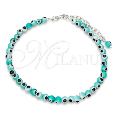 Plateada Plata Esterlina Pulsera, vista principal del producto de Plata 925 por Mayoreo, vista principal del producto