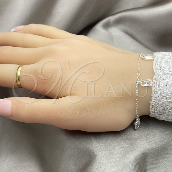 Sterling Silver Bracelet — Fancy Bracelet Polished 03. 02 MM Thickness 7 — alternate product view — SKU 149655 | Plata 925 brazalete — elegante Bracelet pulido 03. 02 MM Thickness 7 — SKU 149655
