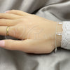 Sterling Silver Fancy Bracelet, Polished, Silver Finish, 03.401.0001.07 (02 MM Thickness, 7 Inches Length)