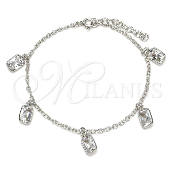Sterling Silver Fancy Bracelet, Polished, Silver Finish, 03.401.0001.07 (02 MM Thickness, 7 Inches Length)