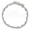 Sterling Silver Fancy Bracelet, with White Cubic Zirconia, Polished, Silver Finish, 03.401.0006.07 (02 MM for wholesale, main product view
