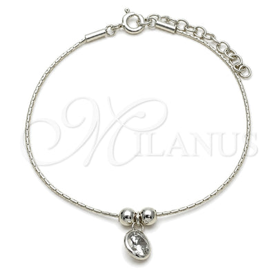 Plateada Plata Esterlina Pulsera, vista principal del producto de Plata 925 por Mayoreo, vista principal del producto