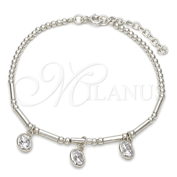 Plateada Plata Esterlina Pulsera, vista principal del producto de Plata 925 por Mayoreo, vista principal del producto