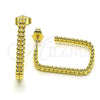Oro Laminado Small Hoop, Gold Filled Style Polished, Golden Finish, 02.210.0757.20