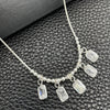 Sterling Silver Fancy Necklace, Snake and Ball Design, with White Cubic Zirconia, Polished, Silver Finish, 04.401.0001.18 (02 MM Thickness, 18 Inches Length)