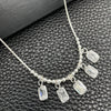 Sterling Silver Fancy Necklace, Snake and Ball Design, with White Cubic Zirconia, Polished, Silver Finish, 04.401.0001.18 (02 MM Thickness, 18 Inches Length)