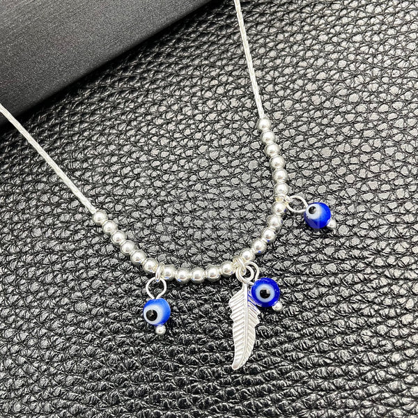 Sterling Silver Necklace — Fancy Necklace Evil Eye and Snake Design with — main product view — SKU 149772 | Plata 925 collar — elegante Necklace Evil Eye and Snake diseño with — SKU 149772