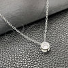 Sterling Silver Fancy Necklace, Rolo Design, with White Cubic Zirconia, Polished, Silver Finish, 04.401.0025.18 (07 MM Thickness, 18 Inches Length)