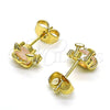 Gold Filled Ring — Stud Earring Teddy Bear and Heart Design with — alternate product view — SKU 149817 | Oro Laminado anillo — Stud Earring Teddy Bear and corazón diseño with — SKU 149817