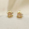 Gold Filled Ring — Stud Earring Teddy Bear and Heart Design with — alternate product view — SKU 149817 | Oro Laminado anillo — Stud Earring Teddy Bear and corazón diseño with — SKU 149817