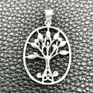Sterling Silver Pendant — Fancy Pendant Tree Design Polished 05. — main product view — SKU 149856 | Plata 925 dije — elegante Pendant Tree diseño pulido 05. — SKU 149856