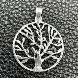 Sterling Silver Pendant — Fancy Pendant Tree Design Polished 05. — main product view — SKU 149858 | Plata 925 dije — elegante Pendant Tree diseño pulido 05. — SKU 149858
