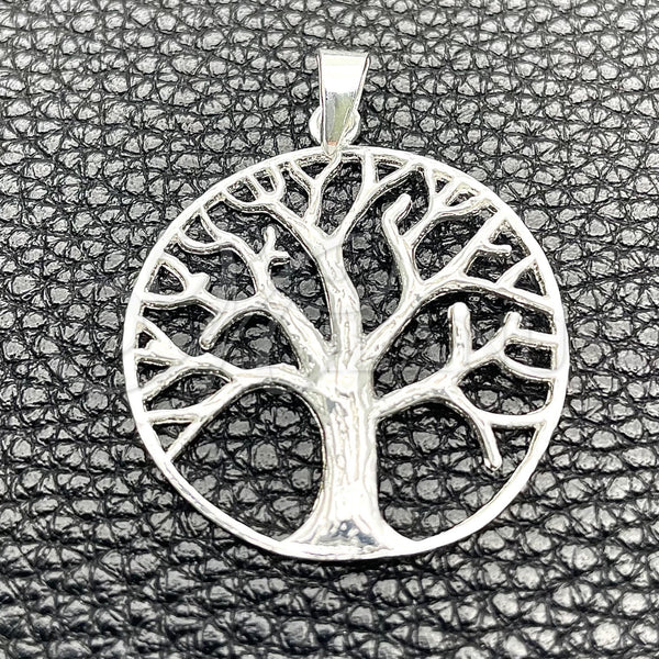 Sterling Silver Pendant — Fancy Pendant Tree Design Polished 05. — main product view — SKU 149860 | Plata 925 dije — elegante Pendant Tree diseño pulido 05. — SKU 149860