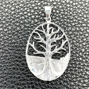 Sterling Silver Pendant — Fancy Pendant Tree Design Polished 05. — main product view — SKU 149861 | Plata 925 dije — elegante Pendant Tree diseño pulido 05. — SKU 149861
