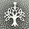 Sterling Silver Fancy Pendant, Tree Design, Polished, Silver Finish, 05.392.0059