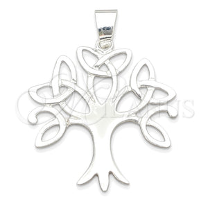 Sterling Silver Pendant — Fancy Pendant Tree Design Polished 05. — main product view — SKU 149862 | Plata 925 dije — elegante Pendant Tree diseño pulido 05. — SKU 149862