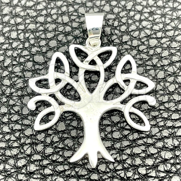 Sterling Silver Pendant — Fancy Pendant Tree Design Polished 05. — main product view — SKU 149862 | Plata 925 dije — elegante Pendant Tree diseño pulido 05. — SKU 149862